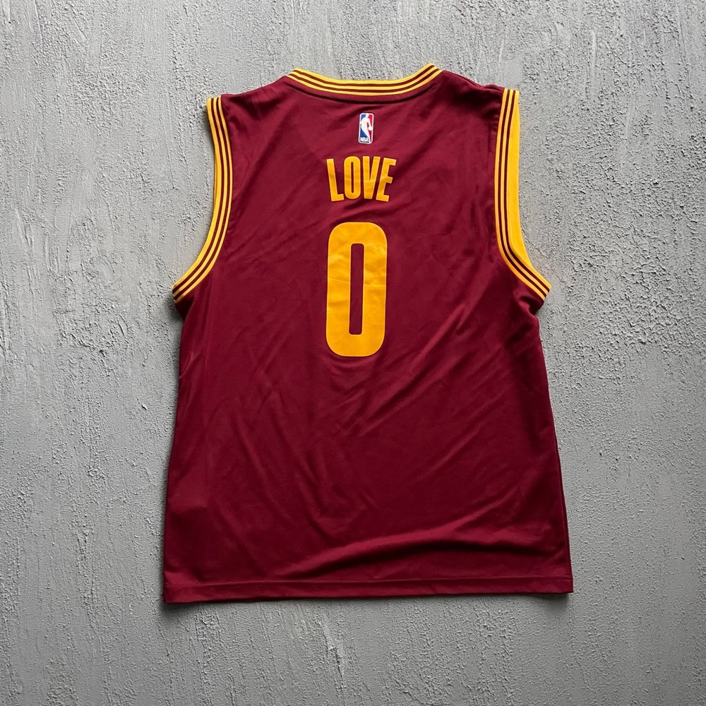 Kevin Love Cleveland Cavaliers Jersey Men Large Red Adidas